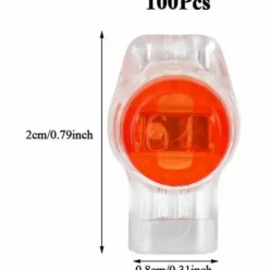* 100Pcs Scotchlok Uy Connecteur Etanche,Connecteurs De Cable Remplis Des Resines Colliers De Connexion Pour Jardin & Exterieur La Tondeuse A Gazon Robotique S'Areern> Accessoire Pour Tondeuse Et Autoportée