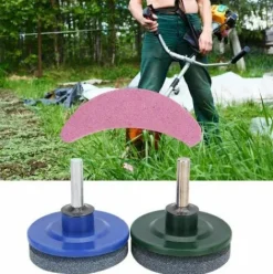 * Perle Rare Affuteuse De Lame De Tondeuse A Gazon 3 Pieces/Ensemble, Kit D'Affuteuse De Tondeuse A Gazon Universelle Lame De Meulage Outils De Pierre A Aiguiser Accessoires De Jardin><noscript><img width=