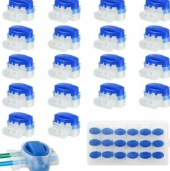 * Pesce 18 Pieces Connecteurs De Cable Remplis Des Resines, Connecteurs Pour Cable Peripherique, 314 Connecteurs De Cable Etanche 3 Trous, Parfait Pour Jardin & Exterieur Et Tondeuse Robot> Accessoire Pour Tondeuse Et Autoportée