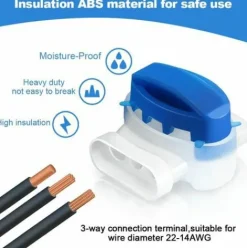 * Pesce 26Pcs Connecteurs De Cable Remplis Des Resines, Connecteurs De Cables Pour Robot Tondeuse, Etanche Connecteur Fil Tondeuse Pour Jardin & Exterieur Et Tondeuse Robot Et Voiture Mower><noscript><img width=