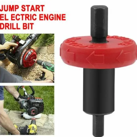 * Qersta Moteur EÉlectrique De Tondeuse A Gazon, Demarreur De Saut, Facile A Demarrer, Adaptateur De Moteur De Foret Pour Outils De Jardin> Accessoire Pour Tondeuse Et Autoportée