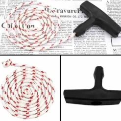 * Regali Poignee De Demarreur Tondeuse A Gazon Corde De Demarrage A Rappel Avec 3 Pieces Poignee De Demarrage Accessoires De Tondeuse A Cordon Pour La Plupart Des Tondeuses A Gazon> Accessoire Pour Tondeuse Et Autoportée