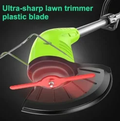 * Regalos Les Lames De La Tete Du Coupe-Bordures A Fil Remplacent, 24 Lames En Plastique Pour Pc De Rechange Pour Tondeuse A Gazon A Batterie><noscript><img width=