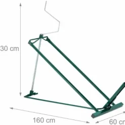* Relaxdays Dispositif De Levage Leve Tondeuse, 400 Kg, Dispositif D'Inclinaison Continue De Tondeuse, Acier, Vert><noscript><img width=