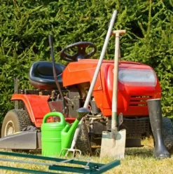 * Relaxdays Dispositif De Levage Leve Tondeuse, 400 Kg, Dispositif D'Inclinaison Continue De Tondeuse, Acier, Vert><noscript><img width=