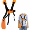 * Rosier Bandouliere A Trimmer, Bandouliere A Double Epaule Confort Brush Cutter Trimmer Epauliere Harnais Sangle Tondeuse A Gazon, Ceinture En Nylon Pour Jardin De Coupeur De Brosse (Orange)——Vebtles> Accessoire Pour Tondeuse Et Autoportée