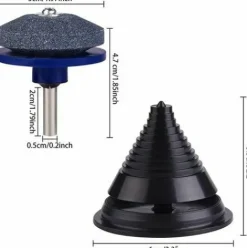 * Sincereetali Lot De 4 Affuteurs De Lame De Tondeuse A Gazon, Accessoires De Tondeuse A Gazon Avec 1 Kit D'Equilibrage De Lame, Outils D'Affutage De Lame De Tondeuse A Gazon> Accessoire Pour Tondeuse Et Autoportée