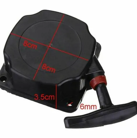 * Sincereetali Recoil Pullstart Pull Demarreur Pour Debroussailleuse Tondeuse A Gazon Noir> Accessoire Pour Tondeuse Et Autoportée