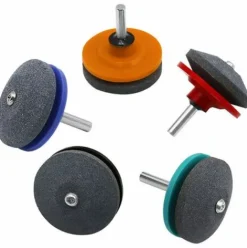 * Superseller Accessoire Pour Tondeuse Et Autoportee Affuteuse De Lame De Tondeuse A Gazon Affuteuse Universelle Meuleuse Meule Pierre Pour Perceuse EÉlectrique Perceuse A Main Tige 1/4 , Bleu Bleu><noscript><img width=