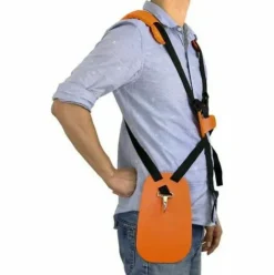 * Tanetue Tondeuse A Bandouliere-Tondeuse A Harnais Double Epaule Avec Ceinture De Nylon Durable Adjuestable Pour Debroussailleuse Ou Gardenning (Pour Stihl Fstaille-Bordures Serie Km)><noscript><img width=