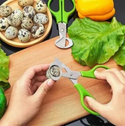 * Thsinde Lot De 4 Ciseaux A Oeufs De Caille, Ciseaux A Oeufs De Caille En Acier Inoxydable, Petits Ciseaux A Oeufs De Caille><noscript><img width=