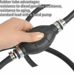 * Thsinde Tuyau Gaz Carburant Pompe,Poire Amorcage Carburant Auto Bateau,Universelle Pompe A Essence De Carburant De Tuyau D'Aspiration Siphon De Pompe A Eau/Essence Avec Pompe De Transfert De Carburant(8Mm)> Accessoire Pour Tondeuse Et Autoportée