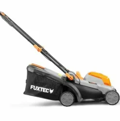 * Tondeuse A Gazon EÉlectrique A Batterie 40V (2X20V) Fuxtec Fx-E1Rm20 Set Avec 2 Batteries 2Ah Et Double Chargeur 2,4A><noscript><img width=