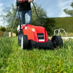 * Tondeuse EÉlectrique 1400W, 3500Rpm, Largeur Coupe 32Cm, 3 Hauteurs De Coupe Panier Collecte 30L Greencut Glm1400C><noscript><img width=