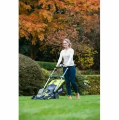 * Tondeuse Ryobi 36V Brushless Coupe 46Cm 1 Batterie 5.0Ah 1 Chargeur Rlm36X46H50Pg> Tondeuse À Batterie