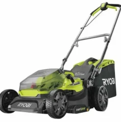 * Tondeuse Ryobi 18V Lithiumplus Brushless Coupe 37Cm 1 Batterie 5,0 Ah 1 Chargeur Rapide Ry18Lmx37A-150> Tondeuse À Batterie
