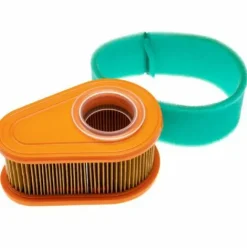 * Vhbw Set De Filtres (1X Filtre A Air En Papier, 1X Filtre Mousse) Compatible Avec Briggs & Stratton 114P05-0873-B1 Moteur Pour Tracteur Tondeuse><noscript><img width=