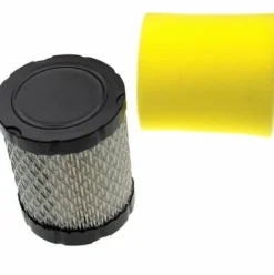 * Vhbw Set De Filtres (1X Filtre A Air En Papier, 1X Filtre Mousse) Compatible Avec Briggs & Stratton 21B907-0203-G1 Moteur Pour Tracteur Tondeuse><noscript><img width=