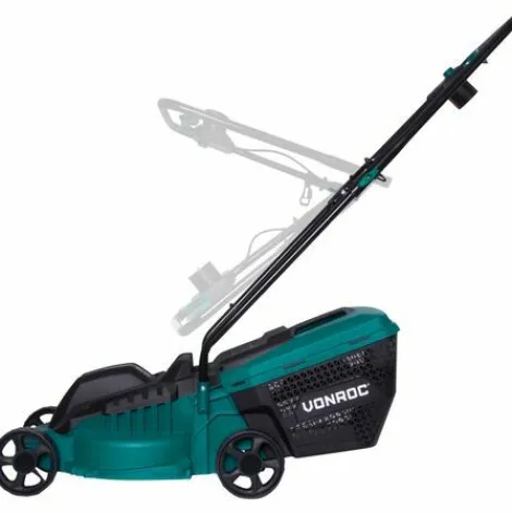 * Vonroc Set Tondeuse A Gazon 1300W Largeur De Coupe 32Cm Debroussailleuse 300W Diametre De Coupe O230Mm> Tondeuse Électrique Filaire