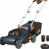 * Wesco Blue Ridge 36V Tondeuses Rotatives Gazon Sans Fil, 34Cm A 200M Avec Indicateur De Puissance Niveau Br8761> Tondeuse À Batterie
