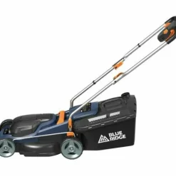 * Wesco Blue Ridge 36V Tondeuses Rotatives Gazon Sans Fil, 34Cm A 200M Avec Indicateur De Puissance Niveau Br8761><noscript><img width=