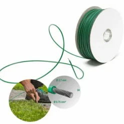 * Wiltec Cable Peripherique 250M 2,7Mm Installation Robot-Tondeuse Fil De Cuivre Etame Delimitation Jardin> Accessoire Pour Tondeuse Et Autoportée