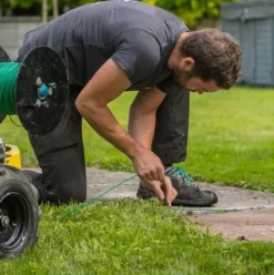 * Wiltec Cable Peripherique 250M 2,7Mm Installation Robot-Tondeuse Fil Cca Delimitation Jardin Zone Tonte> Accessoire Pour Tondeuse Et Autoportée