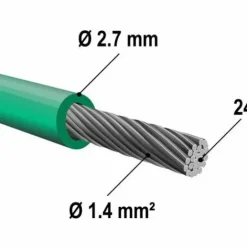 * Wiltec Cable Peripherique 250M 2,7Mm Installation Robot-Tondeuse Fil Cca Delimitation Jardin Zone Tonte><noscript><img width=