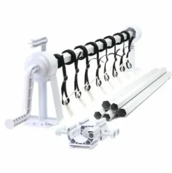 * Wiltec Enrouleur Telescopique Pour Bache De Piscine Et Couverture Solaire 1-6 M Clip 8 Sangles De Fixation> Accessoire Pour Tondeuse Et Autoportée