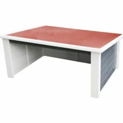 * Wiltec Garage Carport Pour Un Robot Tondeuse Avec Un Toit Plat Et Un Film D'Etancheite 108X83X48Cm> Accessoire Pour Tondeuse Et Autoportée