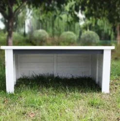 * Wiltec Garage Carport Pour Un Robot Tondeuse Avec Un Toit Plat Et Un Film D'Etancheite 108X83X48Cm> Accessoire Pour Tondeuse Et Autoportée