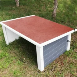 * Wiltec Garage Carport Pour Un Robot Tondeuse Avec Un Toit Plat Et Un Film D'Etancheite 108X83X48Cm><noscript><img width=