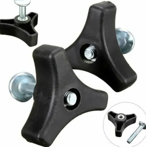 * Zhuoxuan 5Pcs Poignee Triangulaire, Ecrou Et Boulon De Rechange Pour Tondeuse A Gazon> Accessoire Pour Tondeuse Et Autoportée