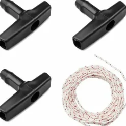 * Zolginah Corde De Demarreur A Rappel 10 Metres 3,0 Mm Corde De Traction Avec 3 Pieces Poignee De Demarrage Pour Pieces De Tondeuse A Gazon Tondeuse A Tronconneuse Brosse A Bordure Moteur De Coupe> Accessoire Pour Tondeuse Et Autoportée