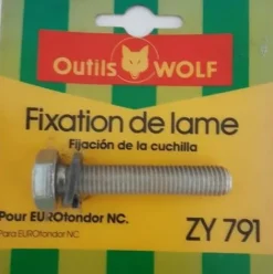 * Zy791 Vis De Lame Pour Tondeuse Outils Wolf> Accessoire Pour Tondeuse Et Autoportée